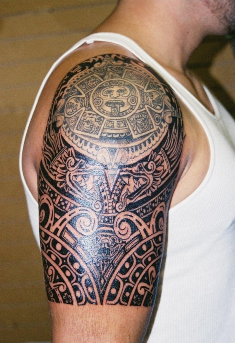 Aztec Tattoos Designs Ideas And Meaning Tattoos For You