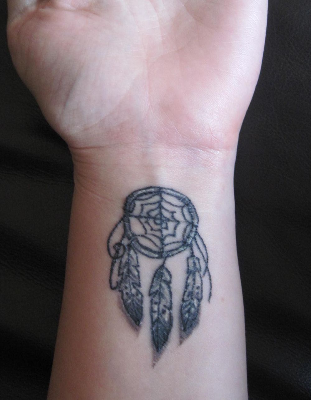 Simple Dream Catcher Tattoo On Wrist Easy Home