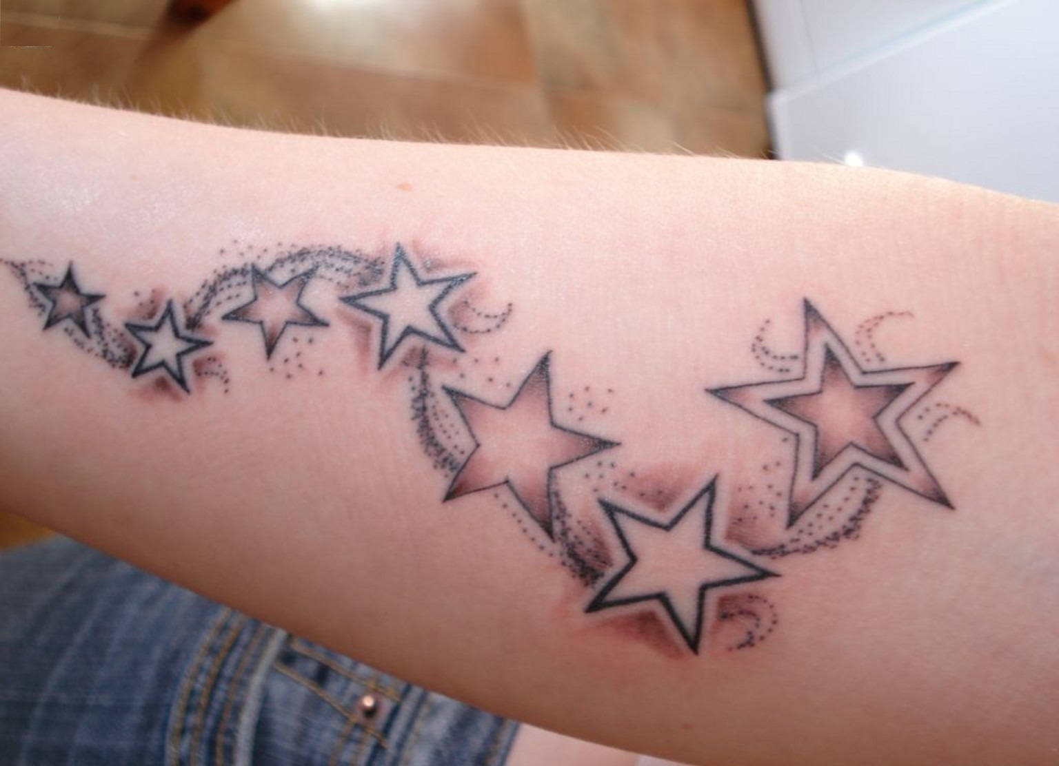 Sparkling Stars Tattoo