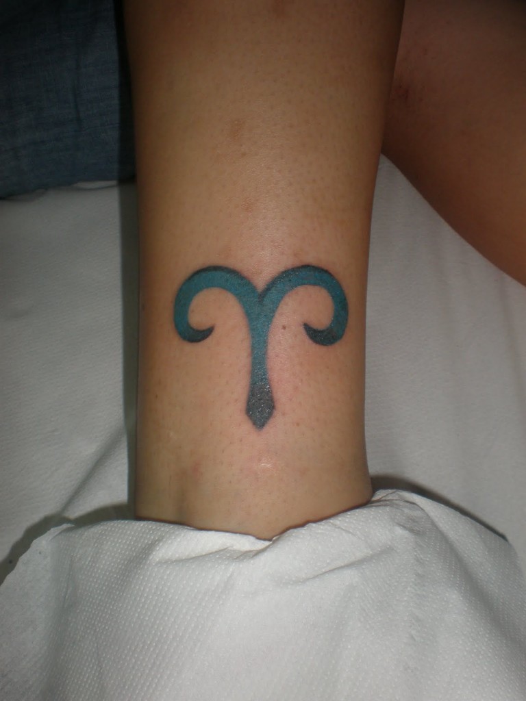 Aries Sign Tattoo