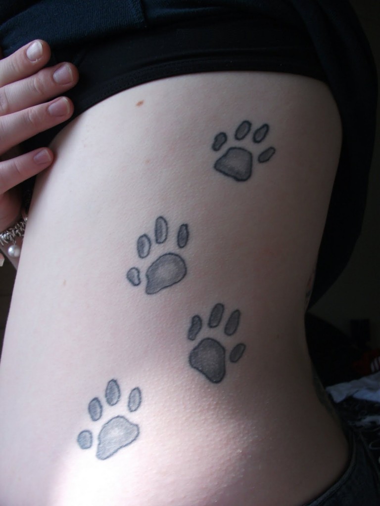 Paw Print Tattoos Designs, Ideas And Meaning 