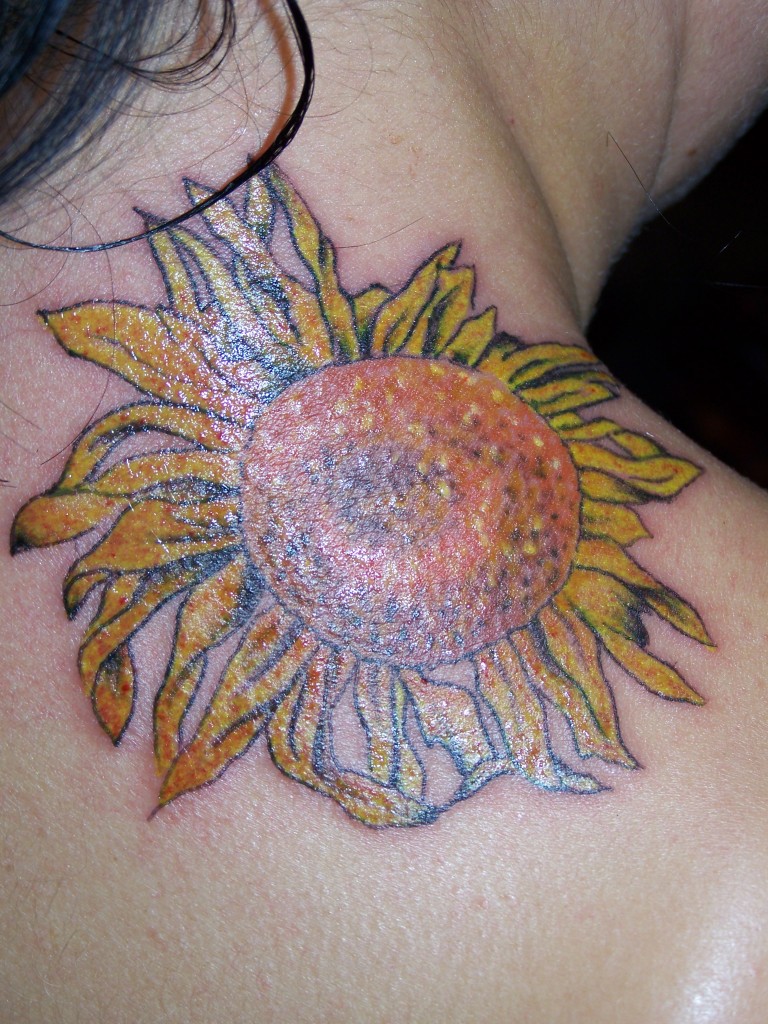 Pictures of Sunflower Tattoos