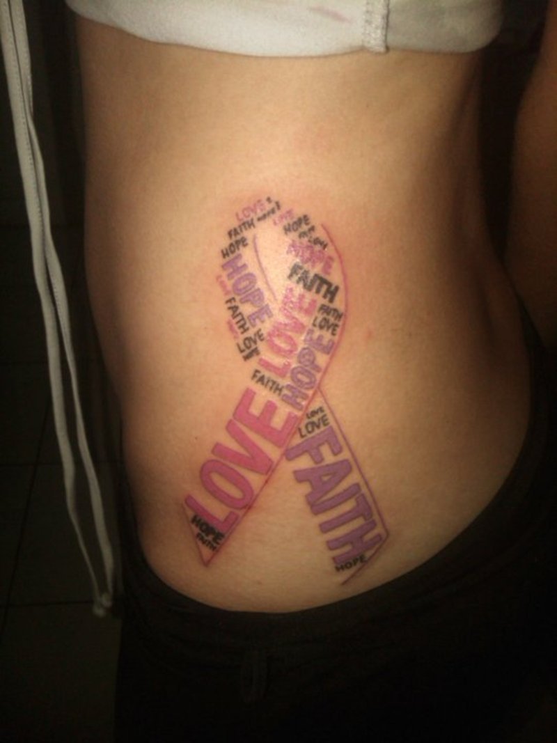 Cancer Ribbon Tattoos Designs Ideas And Meaning Tattoos For You