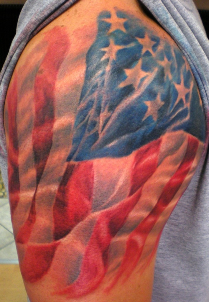American Flag Tattoos Designs, Ideas and Meaning | Tattoos For You