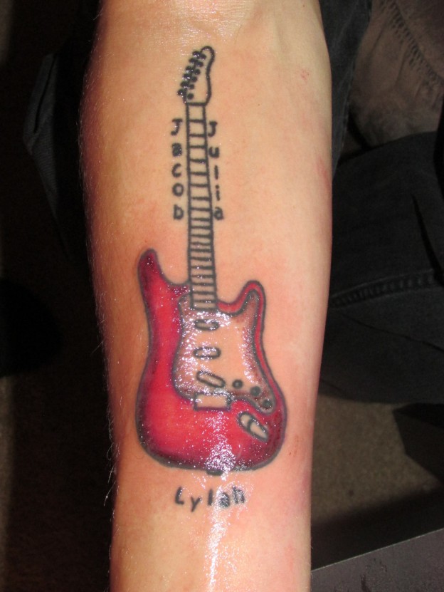 Guitar Tattoos Designs Ideas And Meaning Tattoos For You