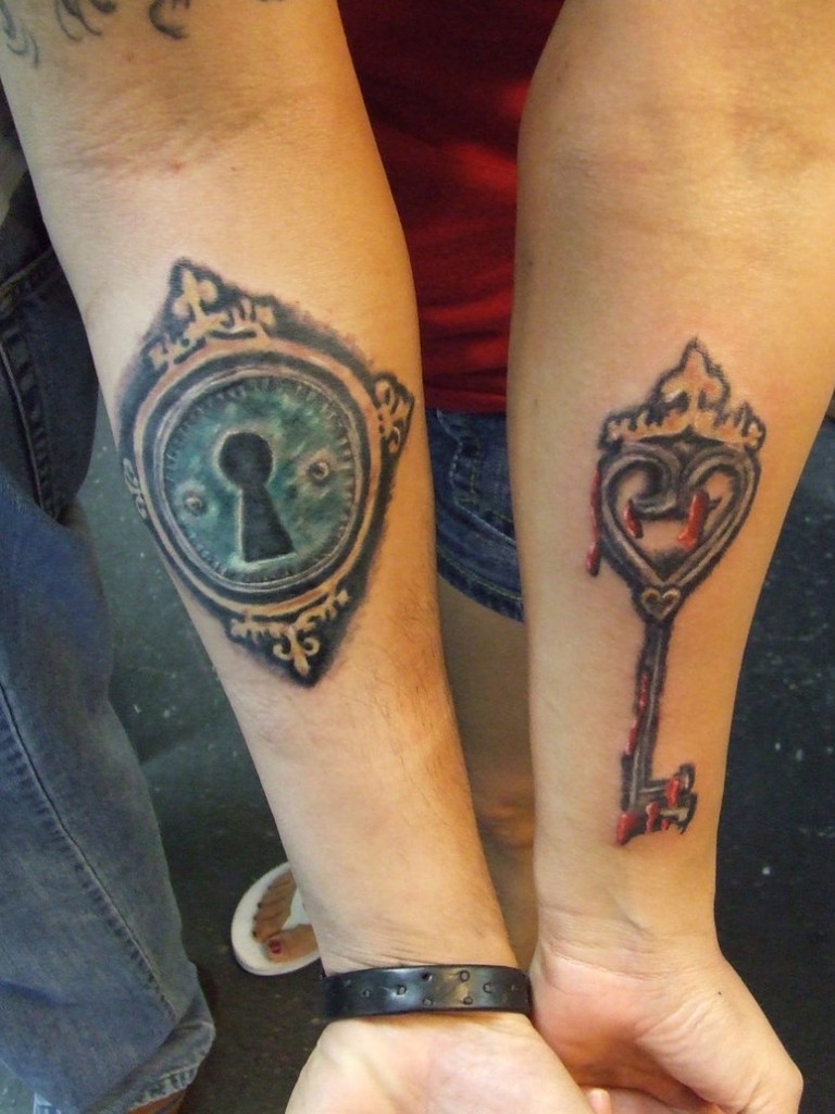 Key and Lock Tattoos