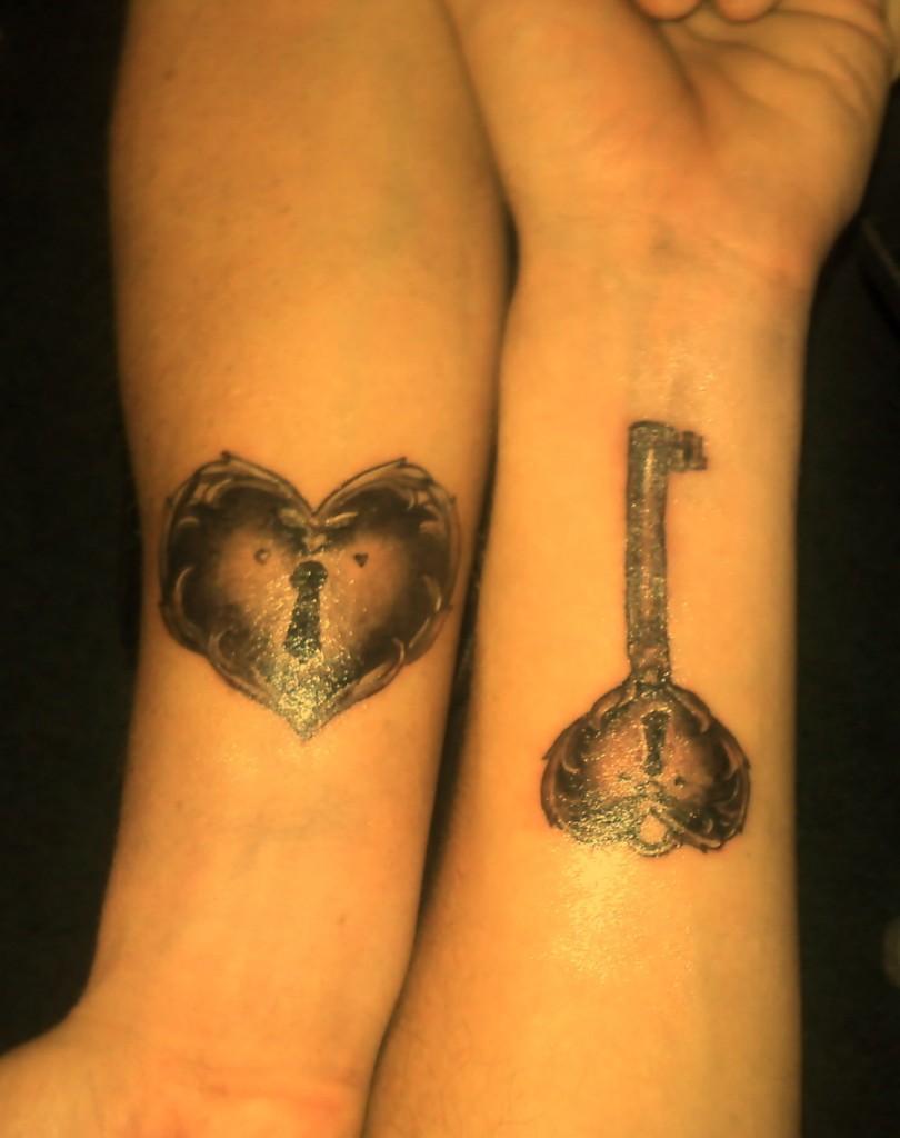 Pictures of Lock and Key Tattoos