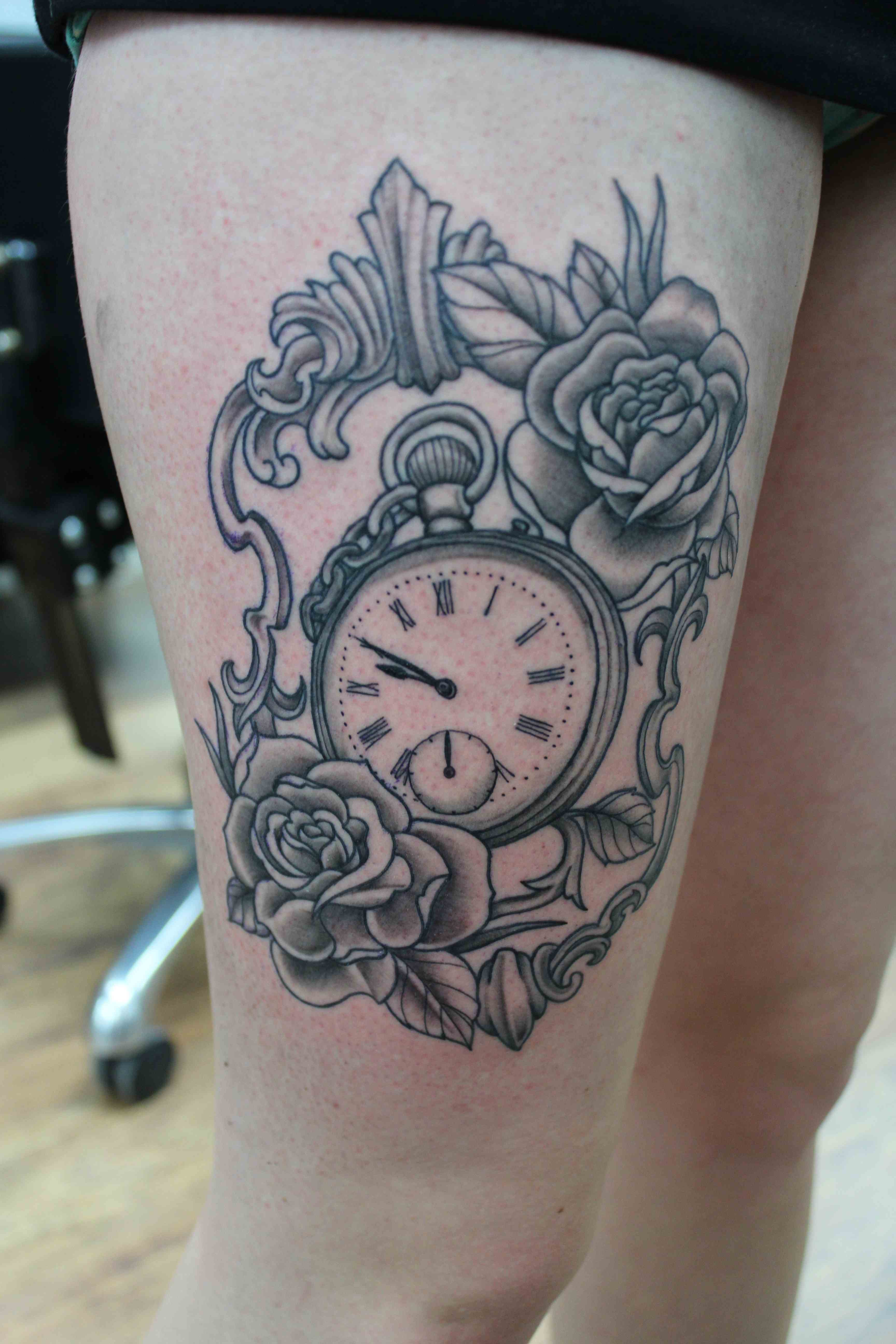 Pocket Watch Tattoos Designs Ideas And Meaning Tattoos For You