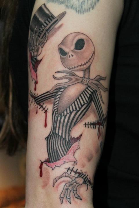 Jack Skellington Tattoos Designs, Ideas and Meaning | Tattoos For You