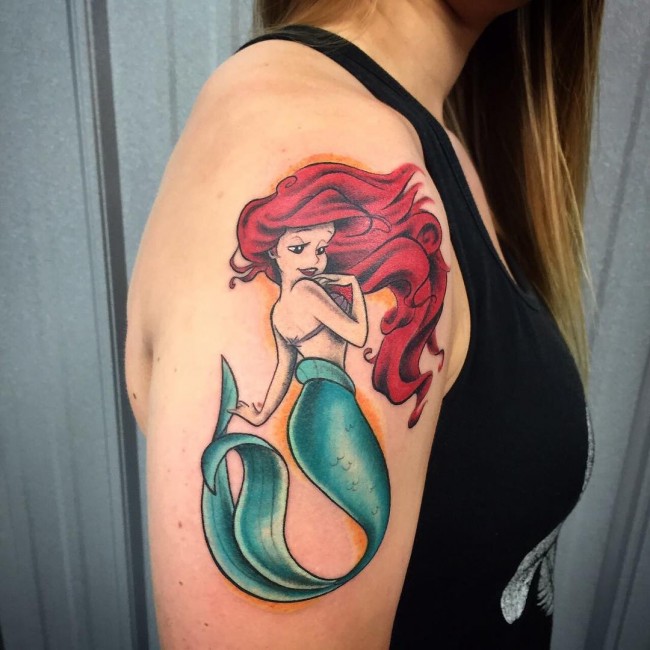 Little Mermaid Tattoos Designs Ideas And Meaning Tattoos For You