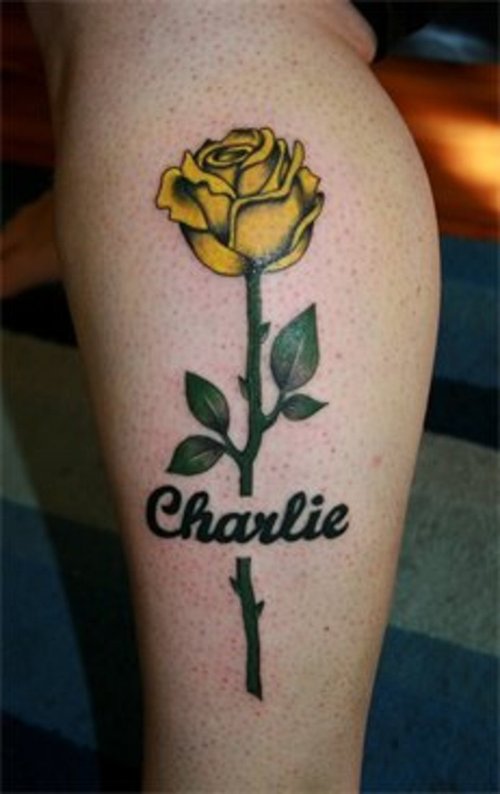 Yellow Rose Tattoos Designs, Ideas and Meaning | Tattoos For You