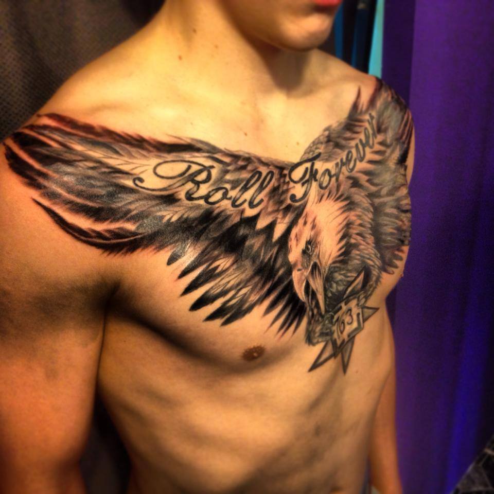 Eagle Chest Tattoo Designs, Ideas and Meaning | Tattoos ...