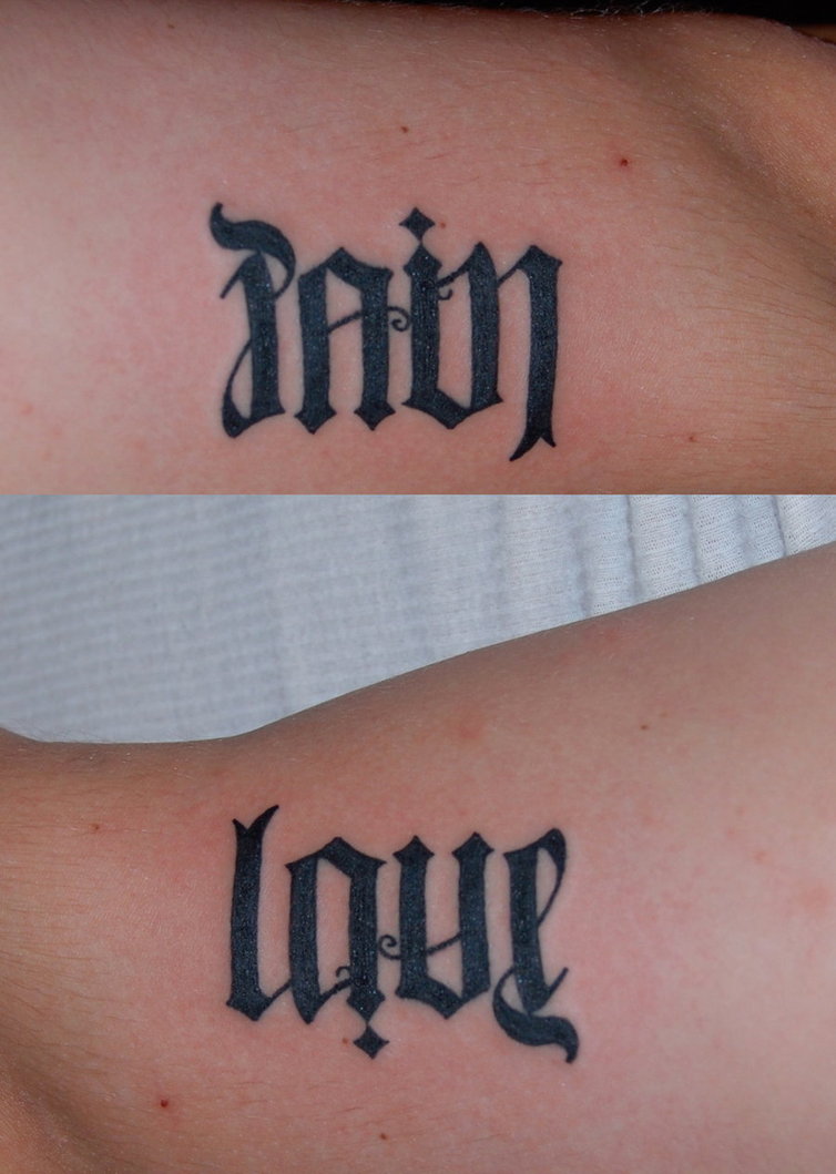 Ambigram Tattoos Designs, Ideas and Meaning Tattoos For You