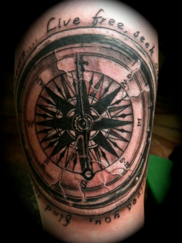 Compass Tattoos Designs, Ideas and Meaning - Tattoos For You