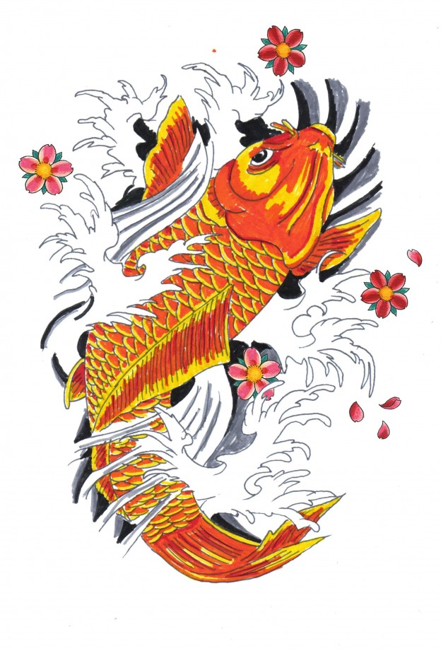 Koi Tattoos Designs, Ideas and Meaning - Tattoos For You