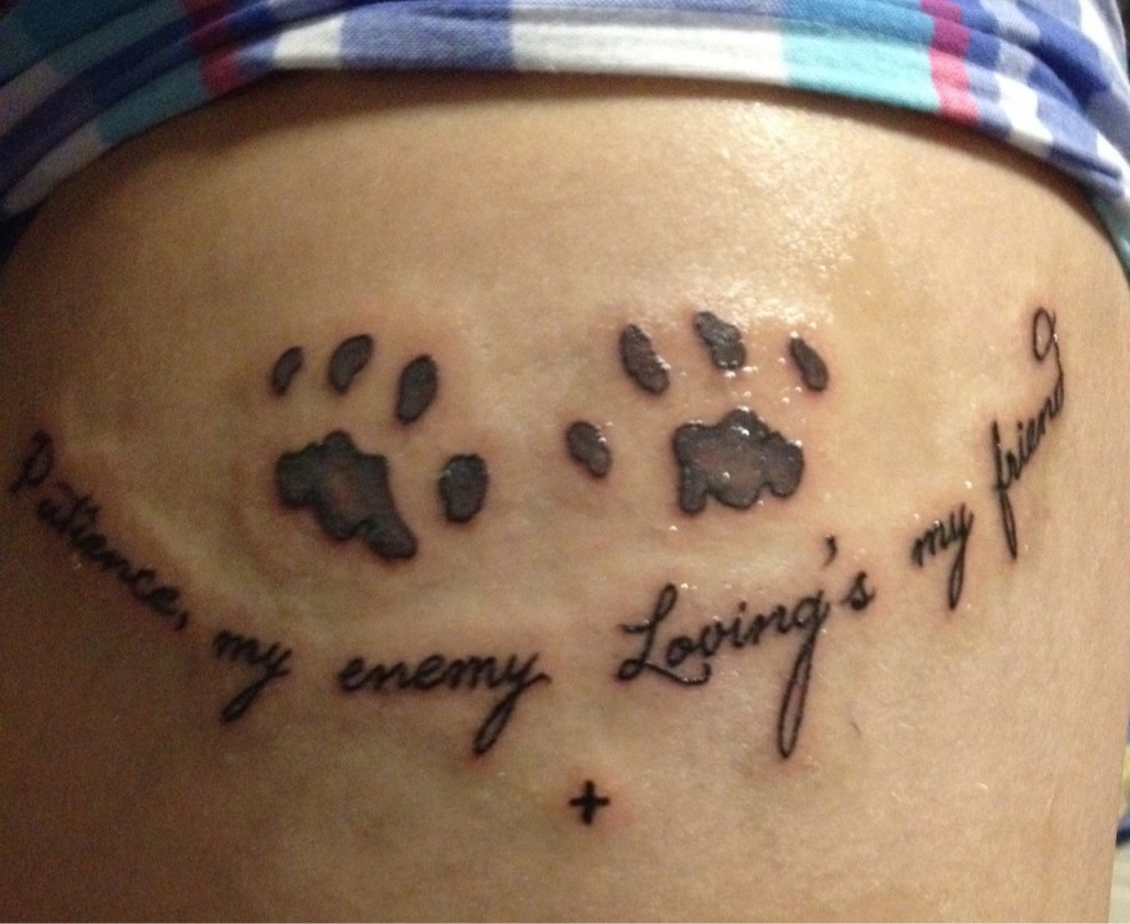 Paw Print Tattoos Designs Ideas And Meaning Tattoos For You 3366