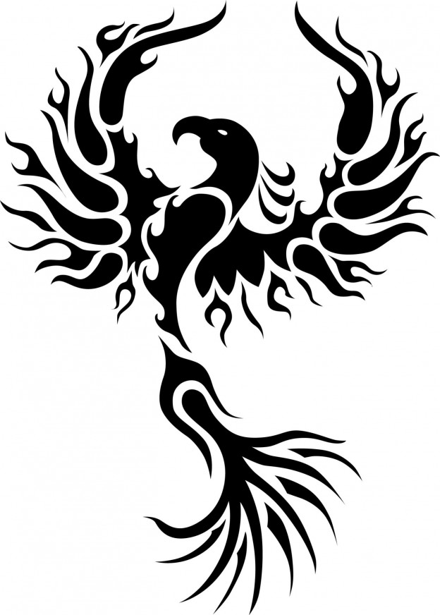 golden phoenix tattoo