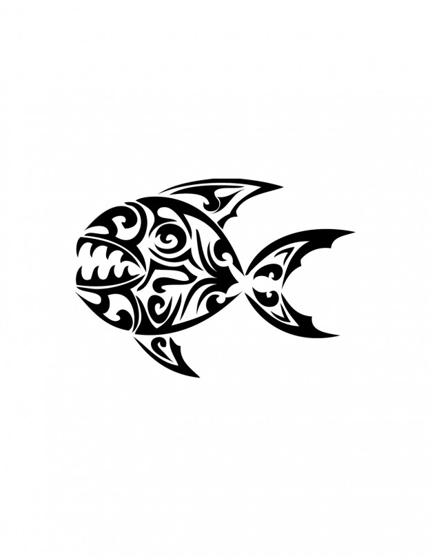 Fish Tattoos Designs Ideas And Meaning Tattoos For You   Tribal Fish Tattoo Designs 624x807 