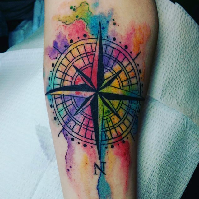 Compass Tattoos Designs, Ideas and Meaning - Tattoos For You