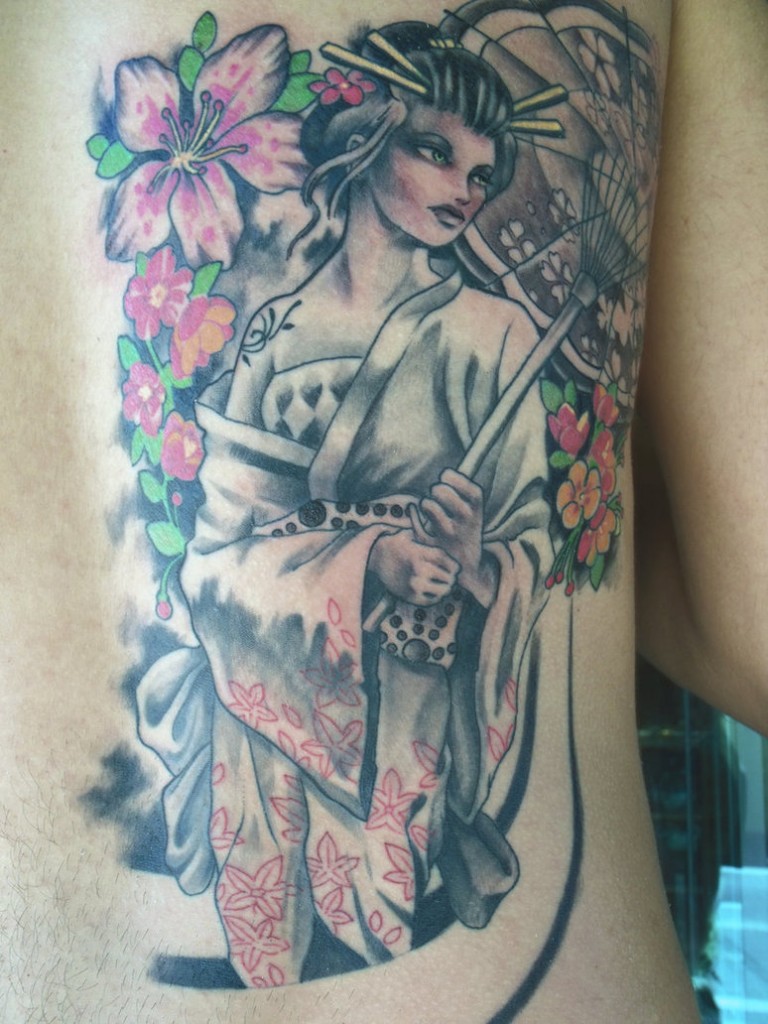 Geisha Tattoos Designs, Ideas and Meaning - Tattoos For You