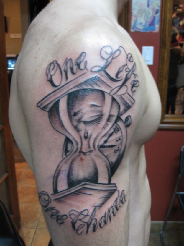 Hourglass Tattoos Designs, Ideas and Meaning - Tattoos For You