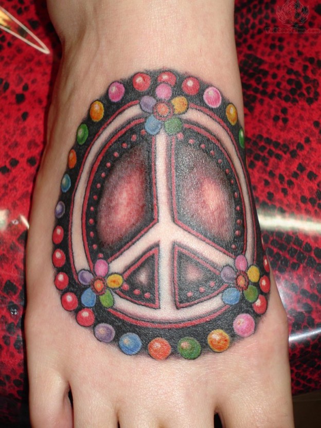 Peace Sign Tattoos Designs, Ideas and Meaning - Tattoos For You