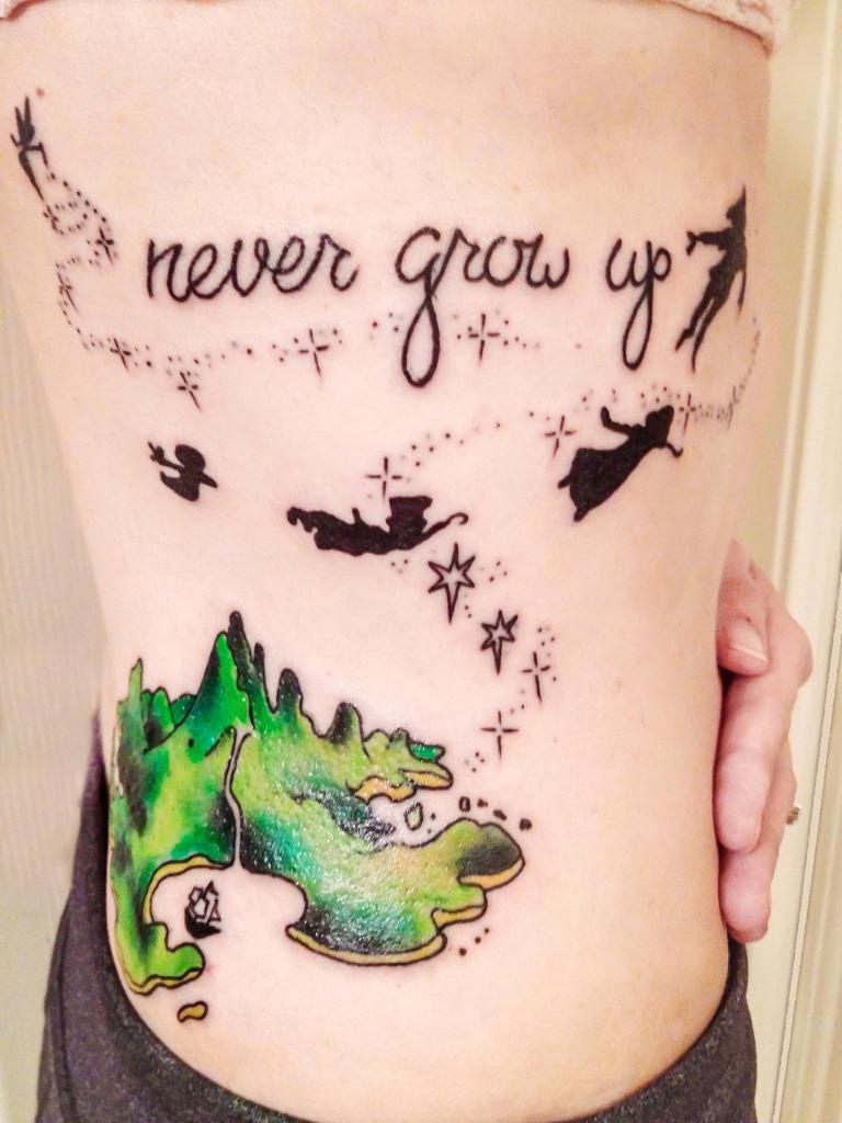 Peter Pan Tattoos Designs, Ideas and Meaning | Tattoos For You