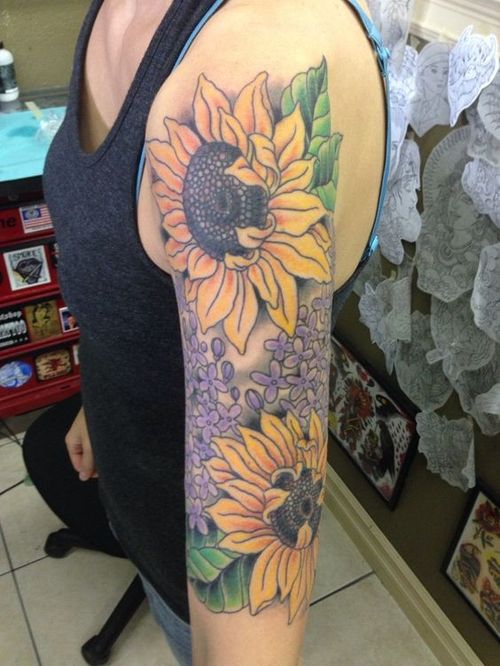 Sunflower Tattoos Designs, Ideas and Meaning - Tattoos For You