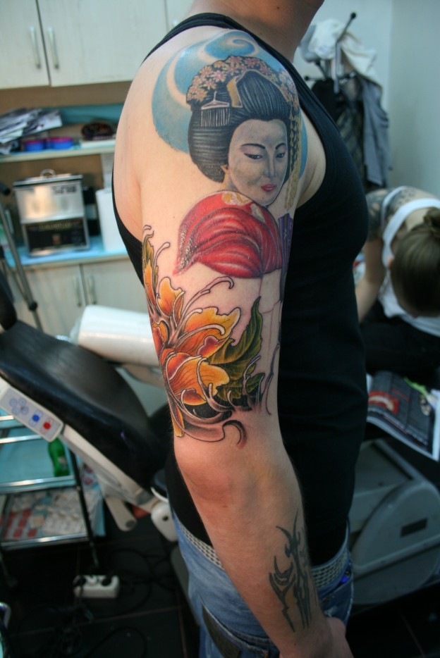 Geisha Tattoos Designs, Ideas and Meaning - Tattoos For You