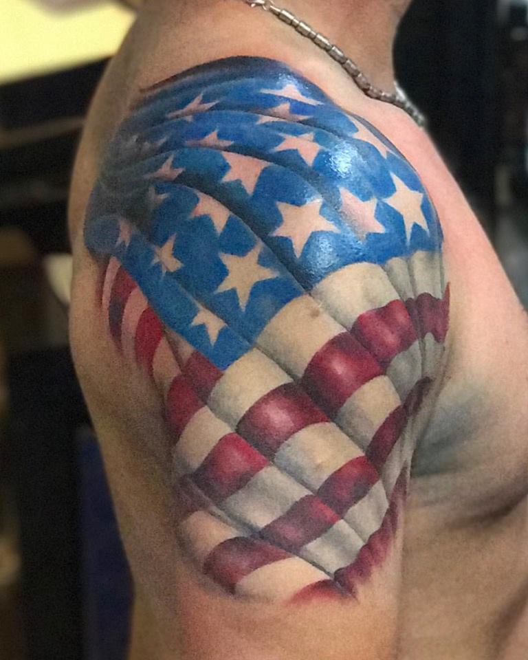 American Flag Tattoos Designs, Ideas and Meaning | Tattoos ...