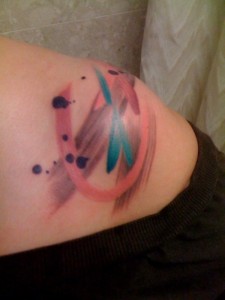 Amanda Wachob Watercolor Tattoo