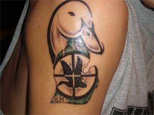 Duck Hunting Tattoos Designs