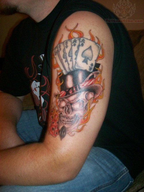 Gambling Tattoos Designs, Ideas and Meaning | Tattoos For You
