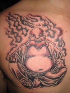 Laughing Buddha Tattoo