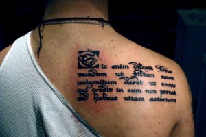 Tattoo Text