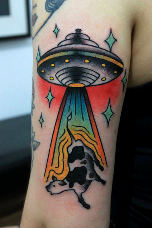 UFO Tattoos Designs, Ideas and Meaning Tattoos For You