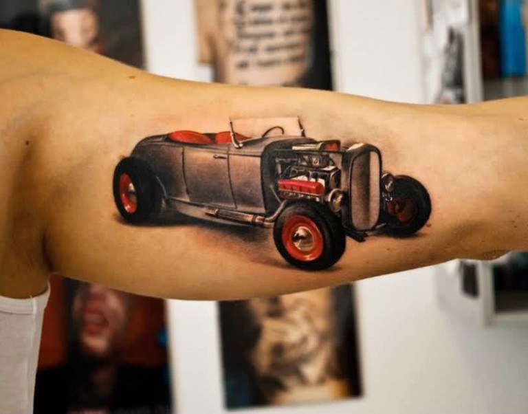 Car Tattoos Designs, Ideas and Meaning Tattoos For You