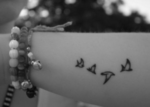 Small Bird Tattoos Pictures
