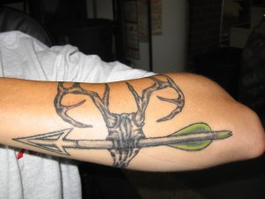 Tribal Deer Skull Tattoos