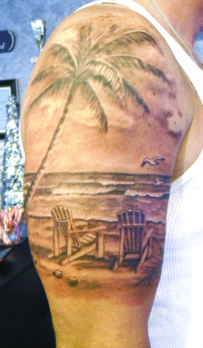 Beach Tattoos Designs, Ideas and Meaning | Tattoos For You