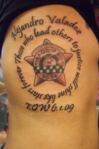 Police Officer Tattoo