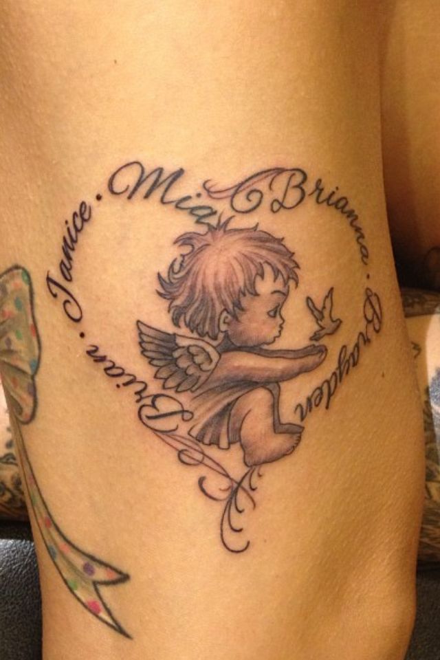 Baby Angel Tattoos Designs Ideas And Meaning Tattoos For You