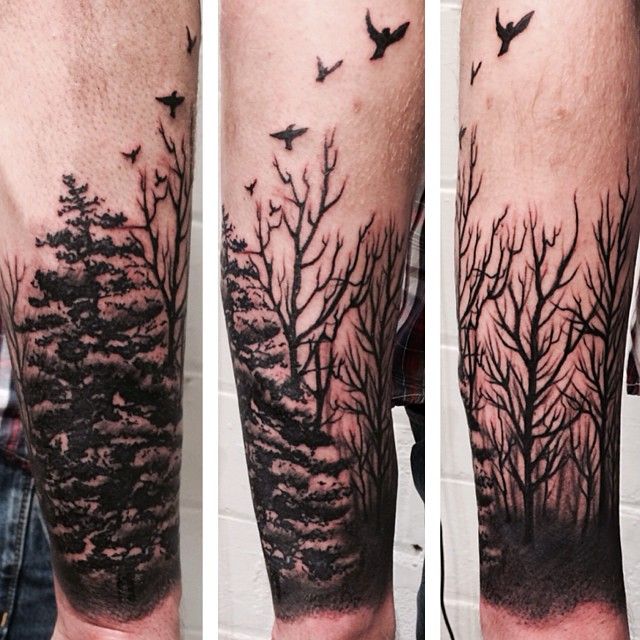 Forest Sleeve Tattoo Designs, Ideas and Meaning - Tattoos For You
