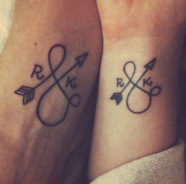 Cute matching king and queen tattoos done by A.one @tattoos_by_a.one . Come  in with your partner or friends to get matching tattoos at…