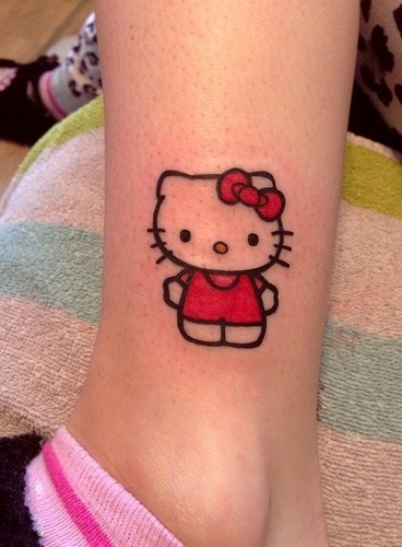 50Amazing Hello Kitty Tattoo Designs with Meanings Ideas and Celebrities   Body Art Guru