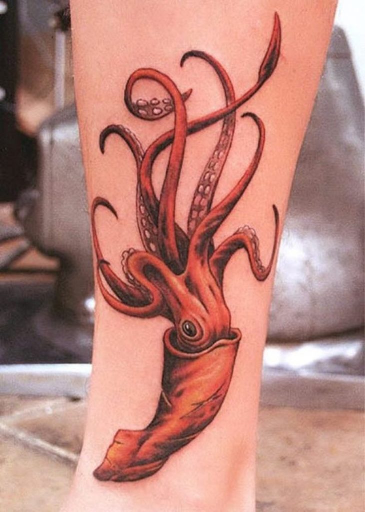 Squid Tattoo Designs Ideas And Meaning Tattoos For You