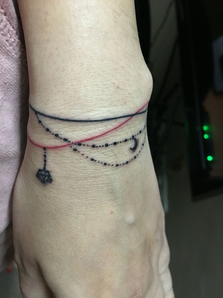 Pin by Klein on Tatoo | Delicate tattoo, Wrist bracelet tattoo, Wrist  tattoos