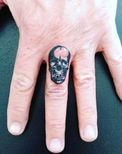 Skull Tattoo On Finger Designs, Ideas and Meaning - Tattoos For You