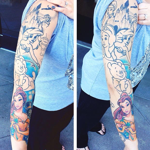 50 Amazing and Magical Disney Themed Tattoos  Tattoo Ideas Artists and  Models