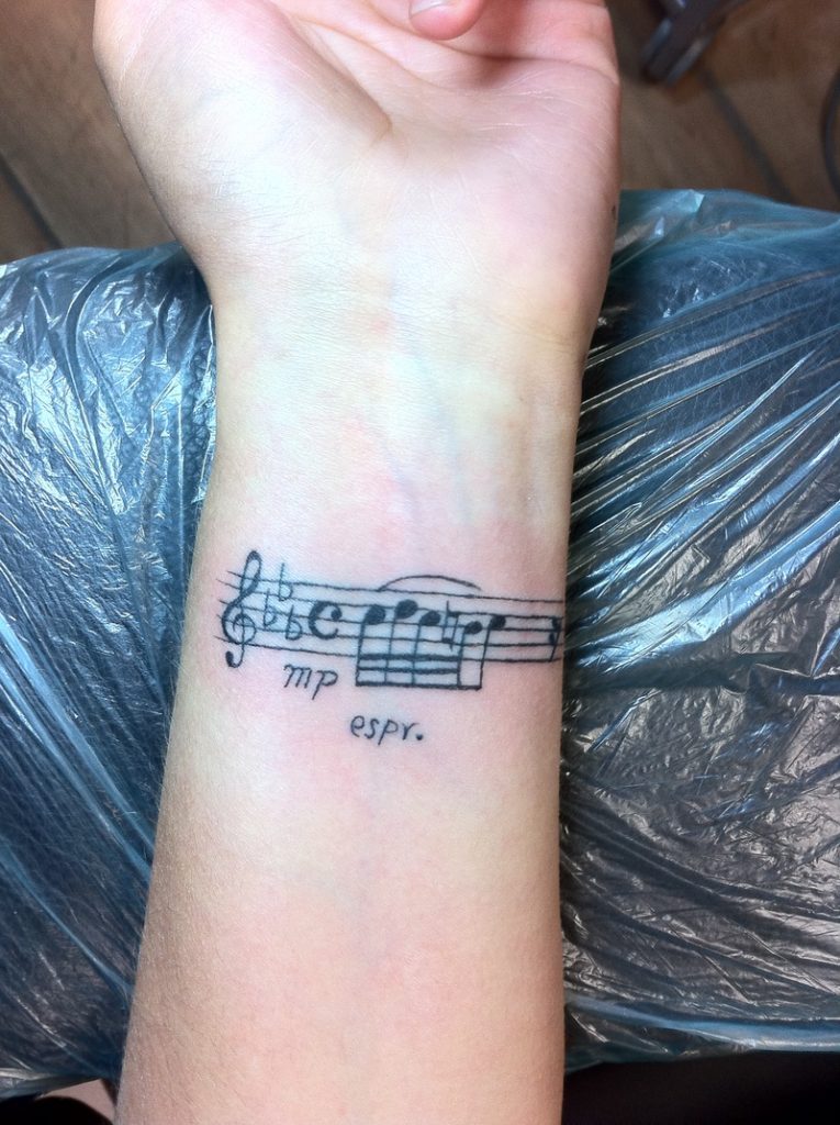 Music Wrist Tattoos Designs, Ideas and Meaning - Tattoos For You